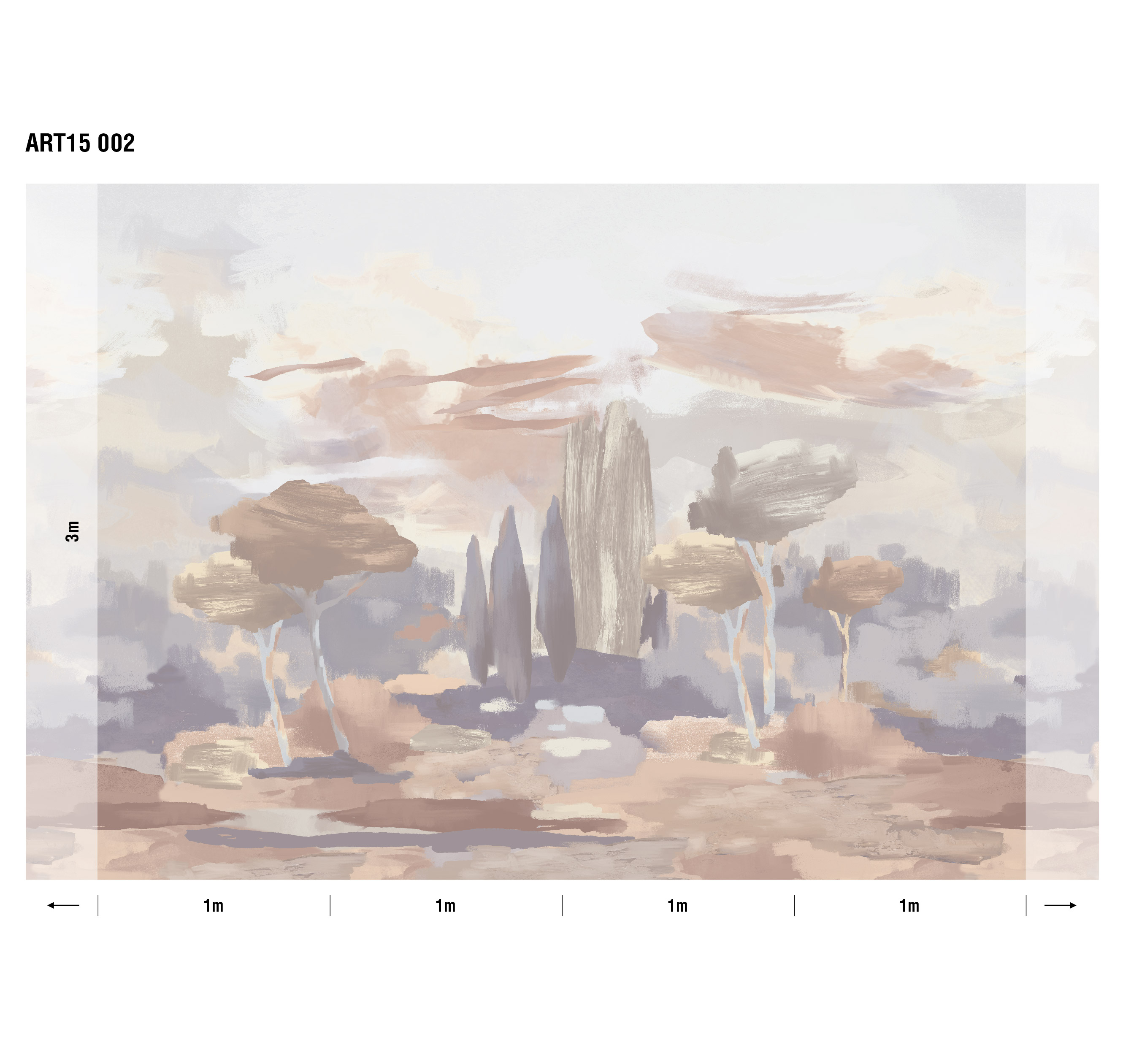 Панно Loymina Пейзаж 2 Средиземноморье ART15 002 3×4